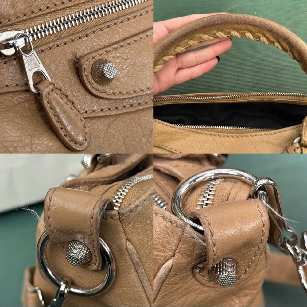 Balenciaga Tan City Bag Authentic Vintage - Picture 7 of 8